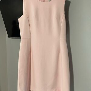 Pink Sleeveless Sheath Mini Dress for Cocktail Events